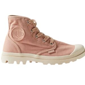 Palladium Pampa Hi Boots Women’s 6 Rose Brick Pink‎ Canvas Lace Up Sneakers